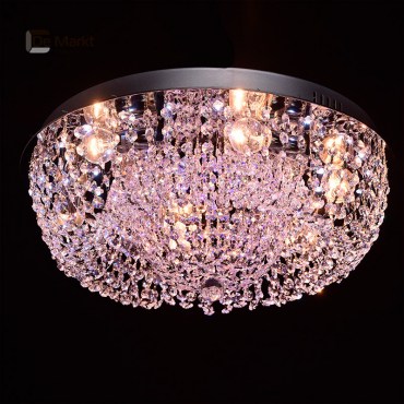 Люстра с пультом ДУ DeMarkt 366012706 Изольда 6x60W E14 LED